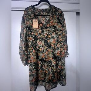 Knot Sisters Floral Dress